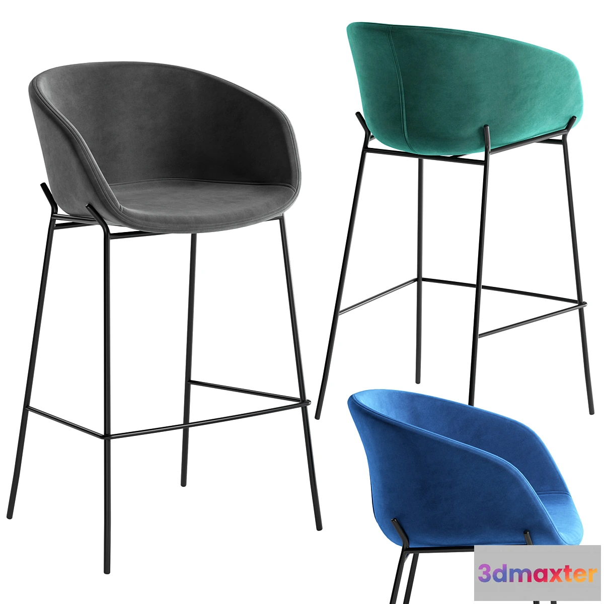 555453 - La forma barstool zadine