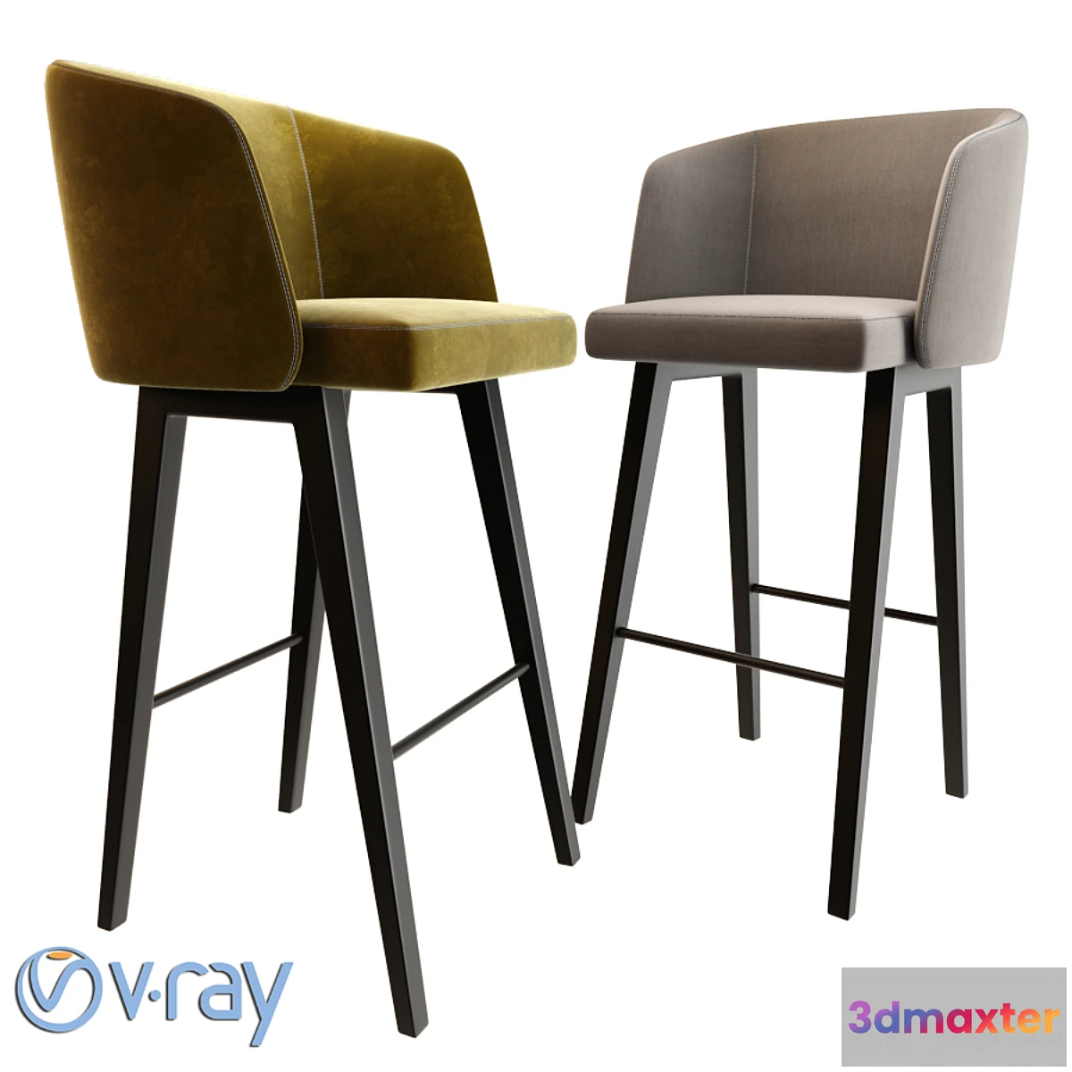 583372 - Minotti Creed Bar Stool