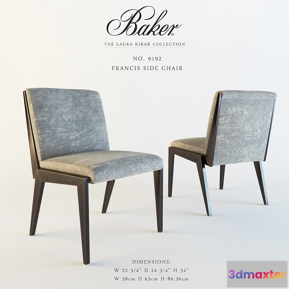 587328 - BAKER_No. 9192_Francis Side Chair