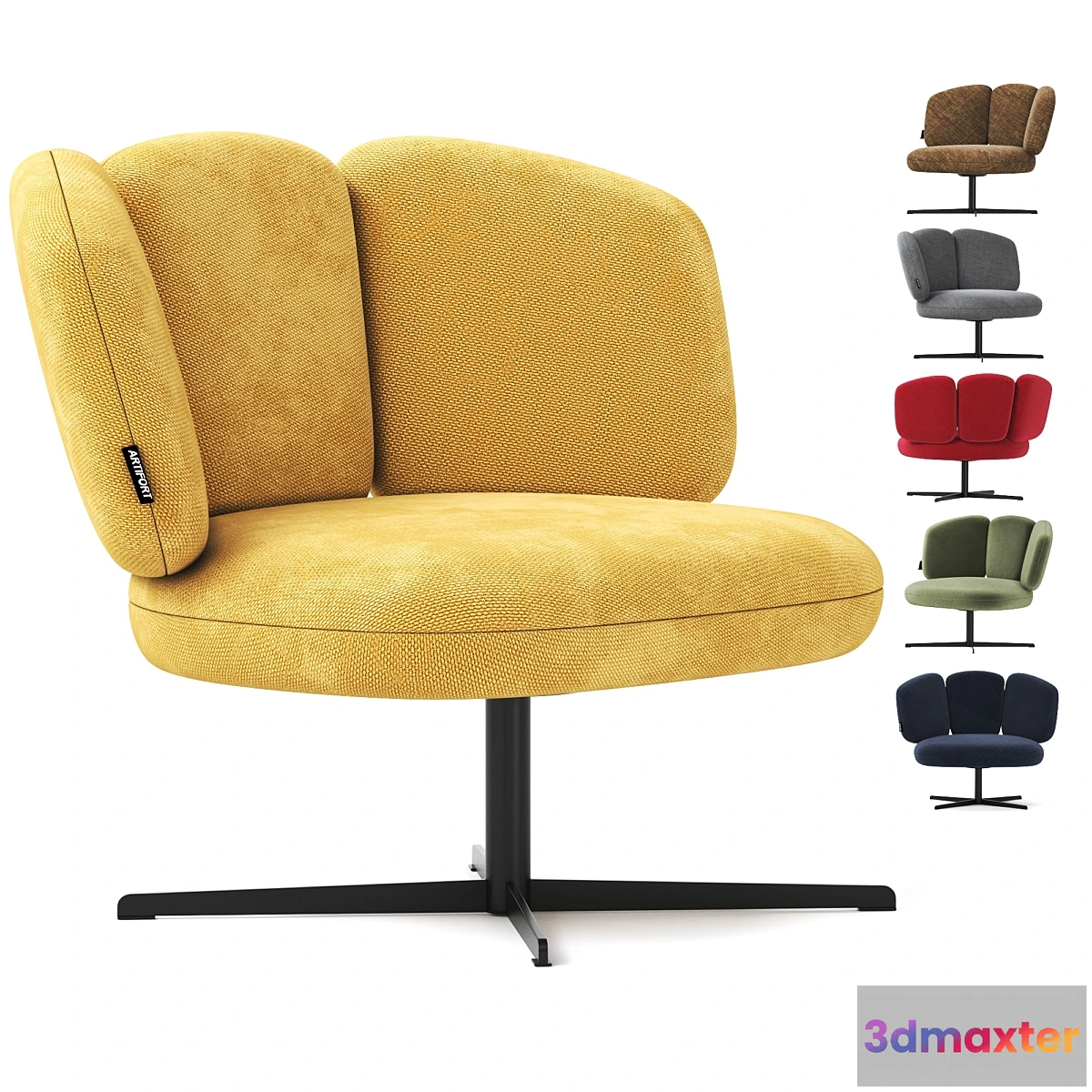 596319 - Artifort Bras Easy Chair Cross base