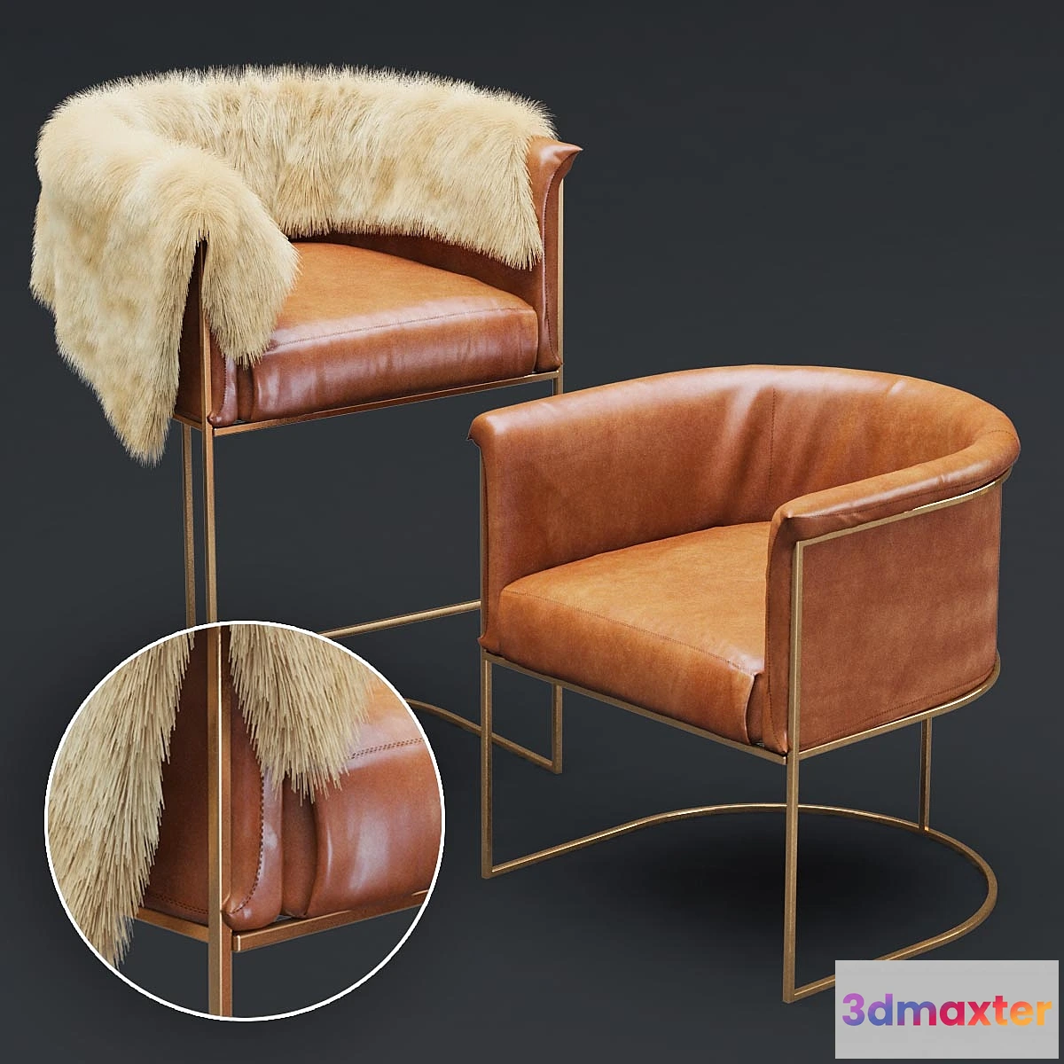 598735 - Wexler Barrel Back -armchair & bar stool-set02