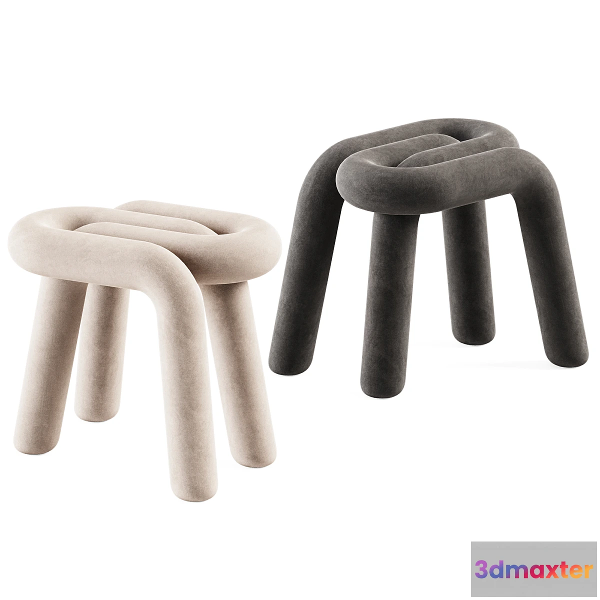 602815 - Bold Stool by Mustache _ Curved Chair