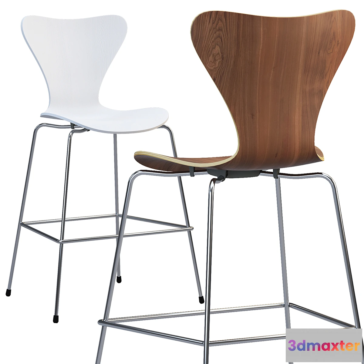 610709 - Fritz Hansen Series 7 counter stool