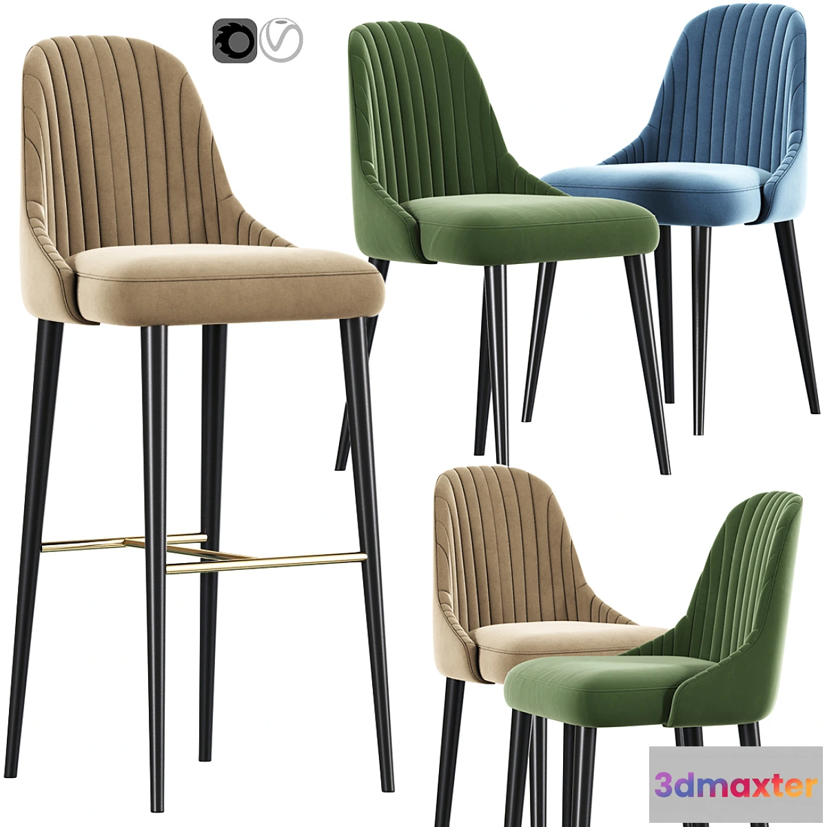 610775 - Karina Bar Stool And Chair 02