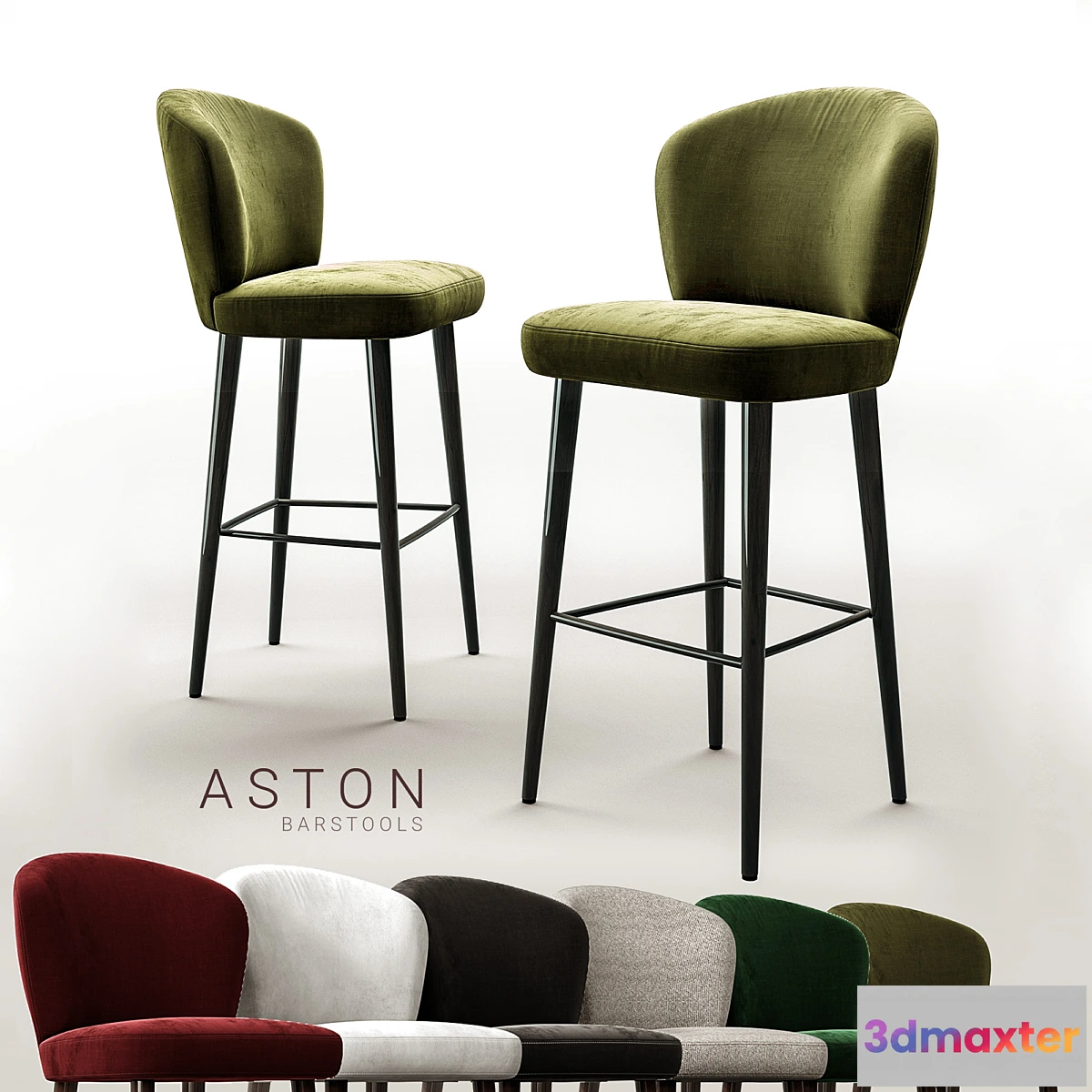 610787 - Bar stool minotti aston