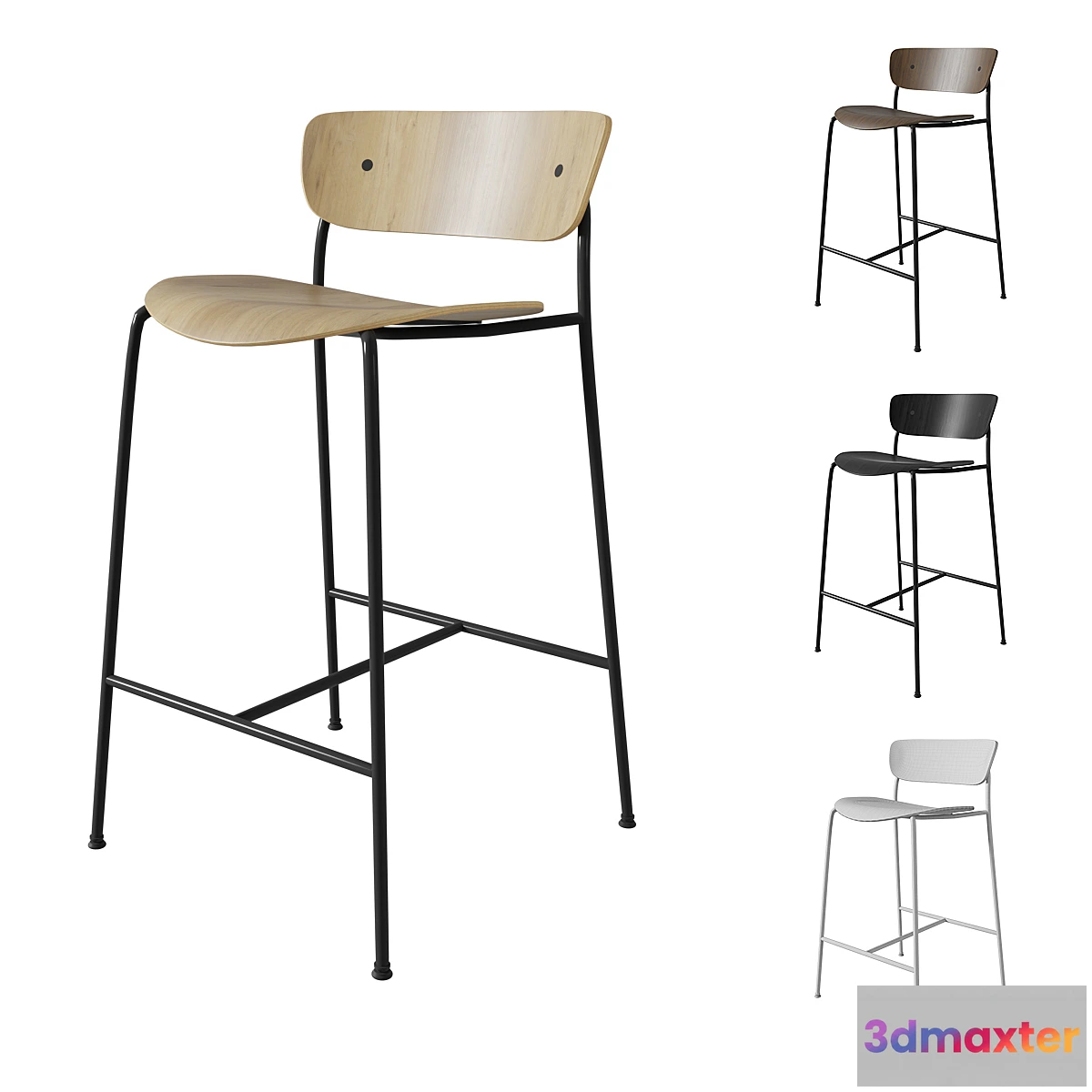 610789 - &Tradition Pavilion AV7 stool