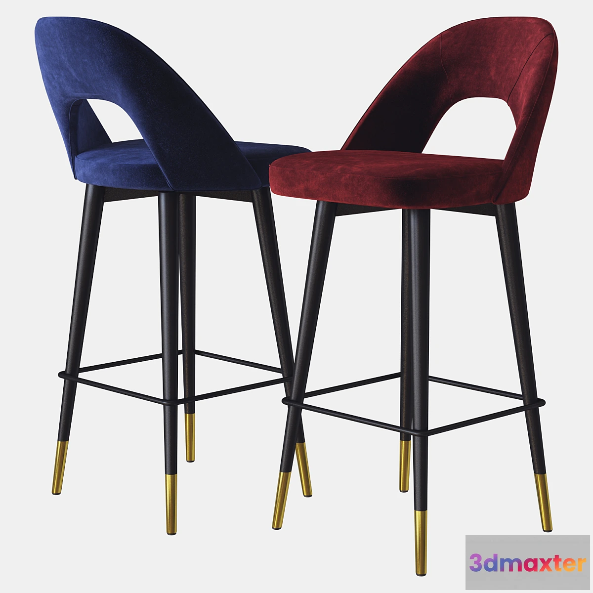 610809 - stool avorio eichholtz