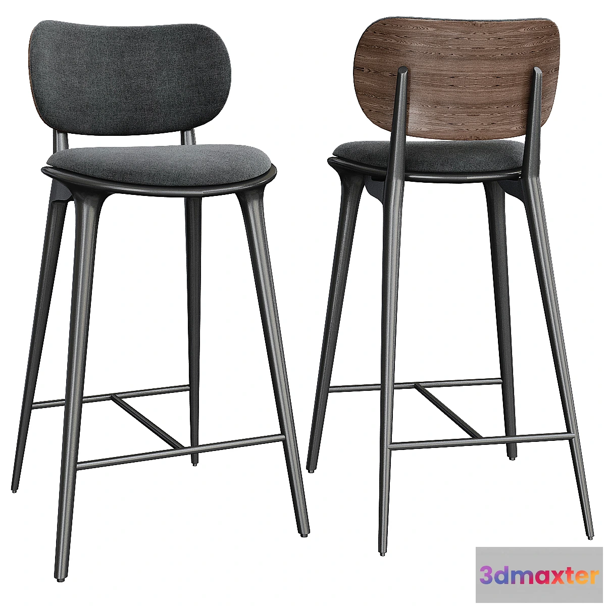 610839 - High Stool Backrest by Mater Design