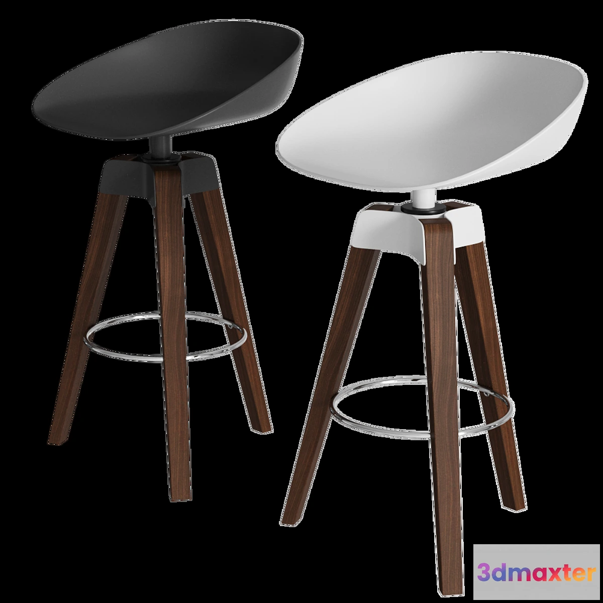 610957 - Bar stool Bonaldo Plumage