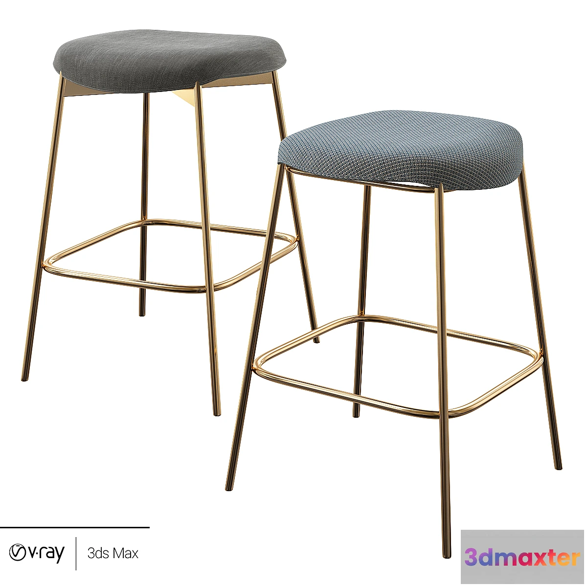 610959 - modern petal backless chair