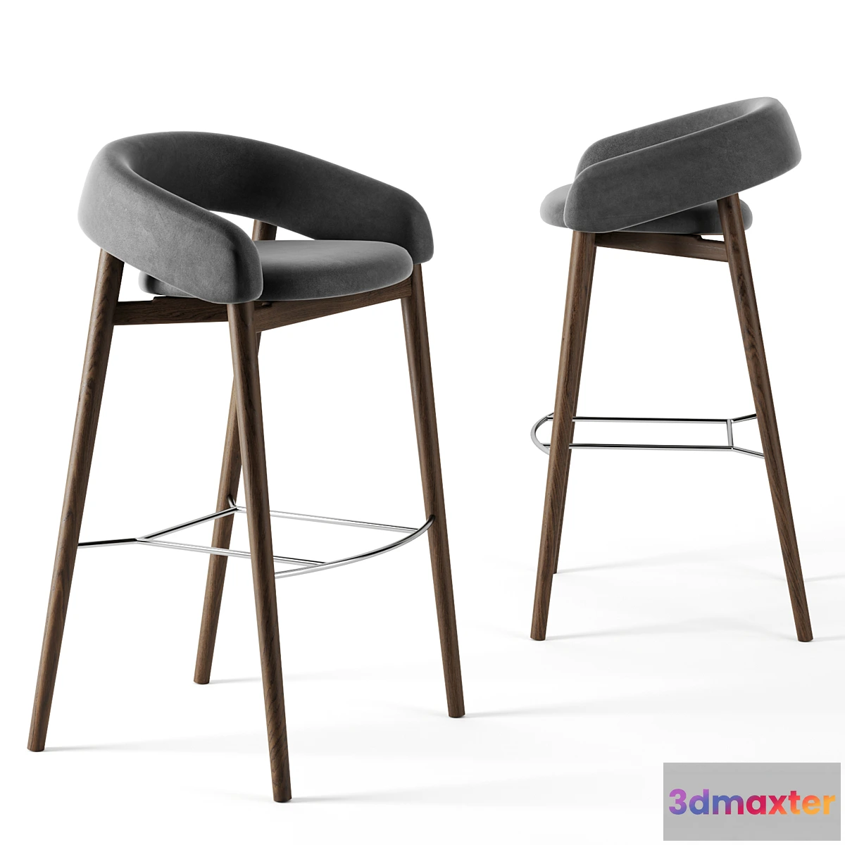 610999 - DINO BAR STOOL BY THOMAS E. ALKEN