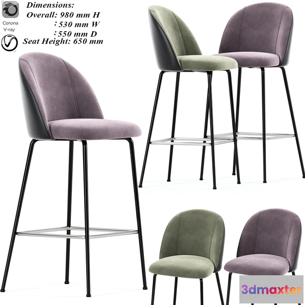 611103 - Mystere Bar Stool