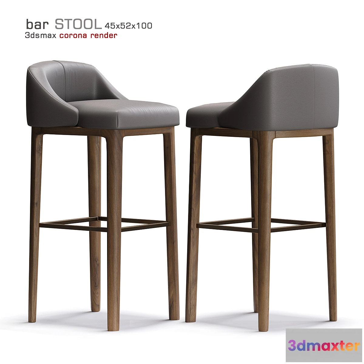 611213 - Bar stool corona render