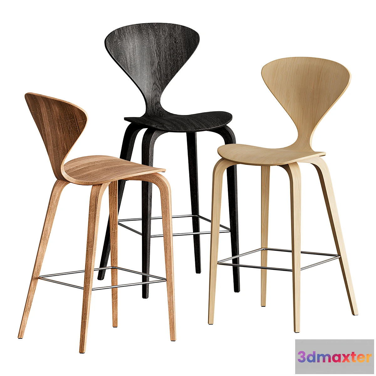 611303 - Cherner Wood Stool