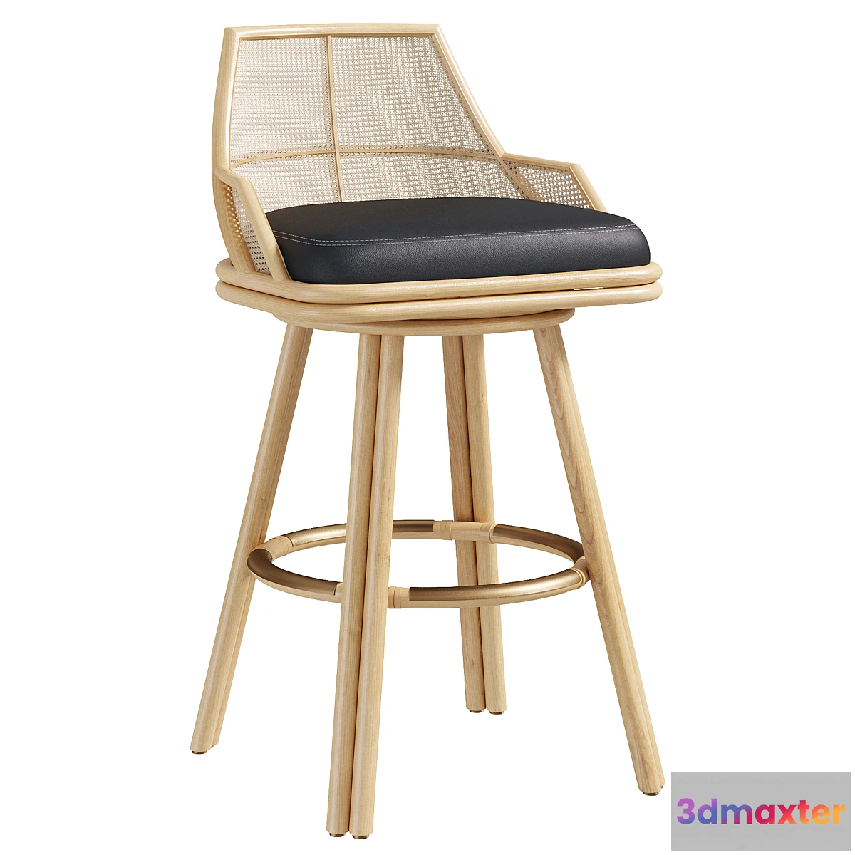 611403 - HAYES SWIVEL COUNTER BARSTOOL by baker