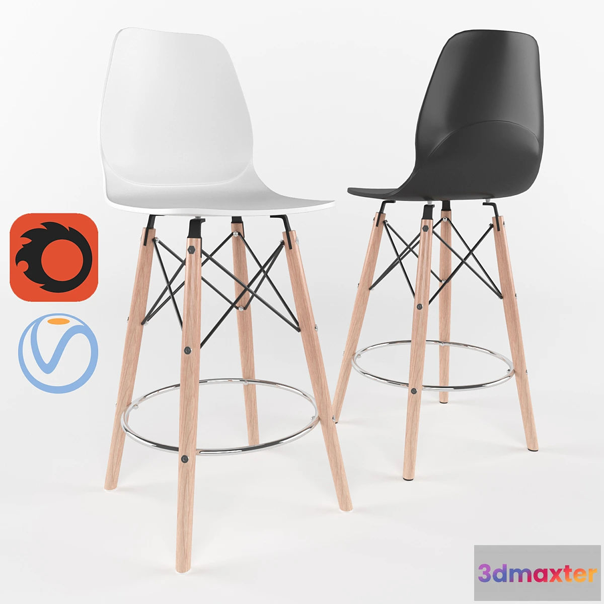 622779 - Bar stool eames