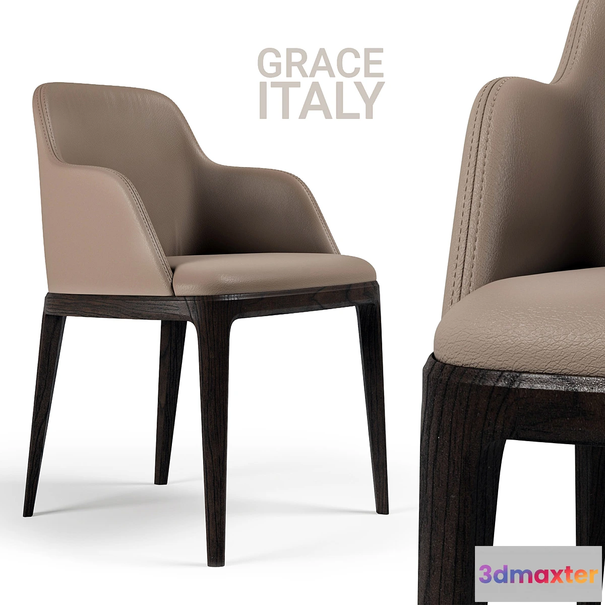 622879 - Chair Poliform Grace 2 BEIGE