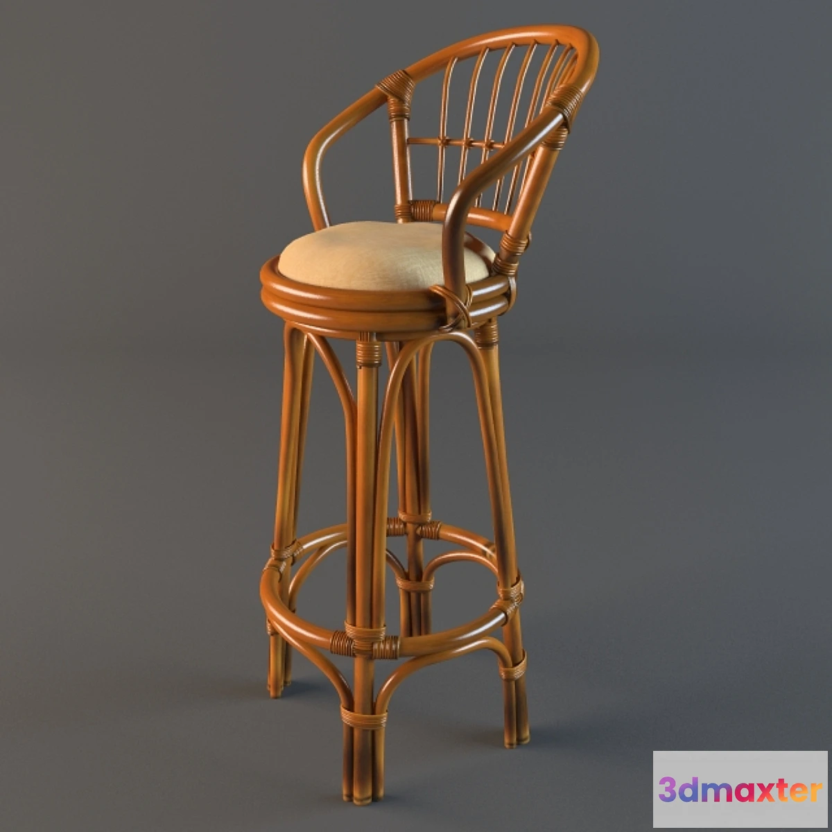 623639 - bar stool rattan
