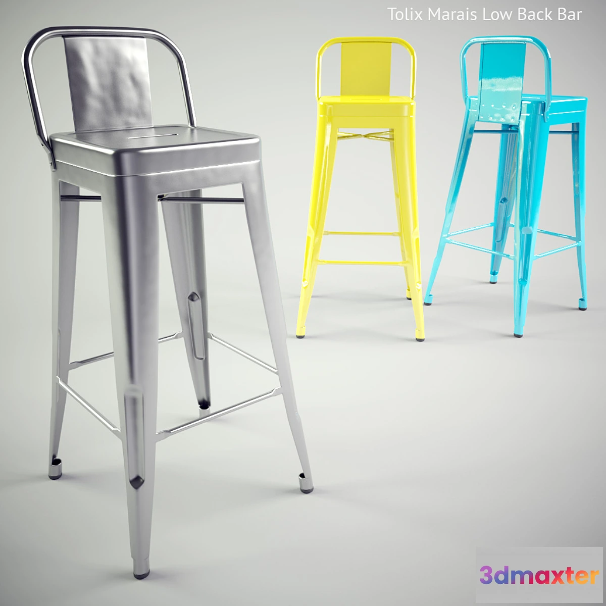 625127 - Tolix Marais Low Back Bar