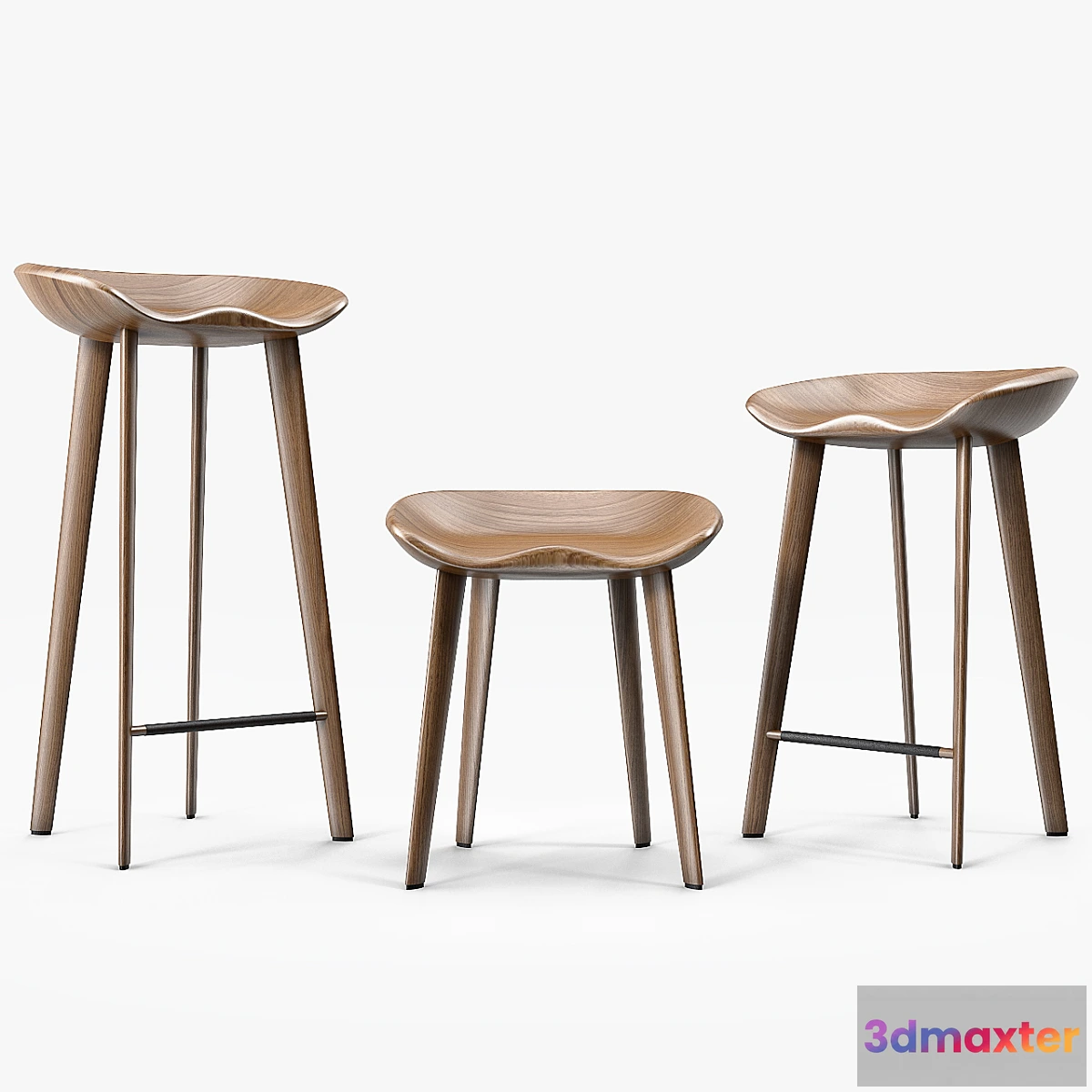 635457 - BassamFellows Tractor Stools - No.2