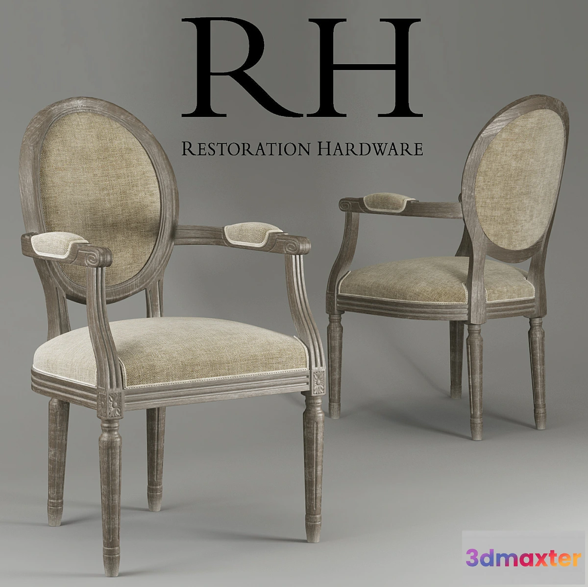 639541 - chair RESTORATION HARDWARE FC011-65-OAK _ A17