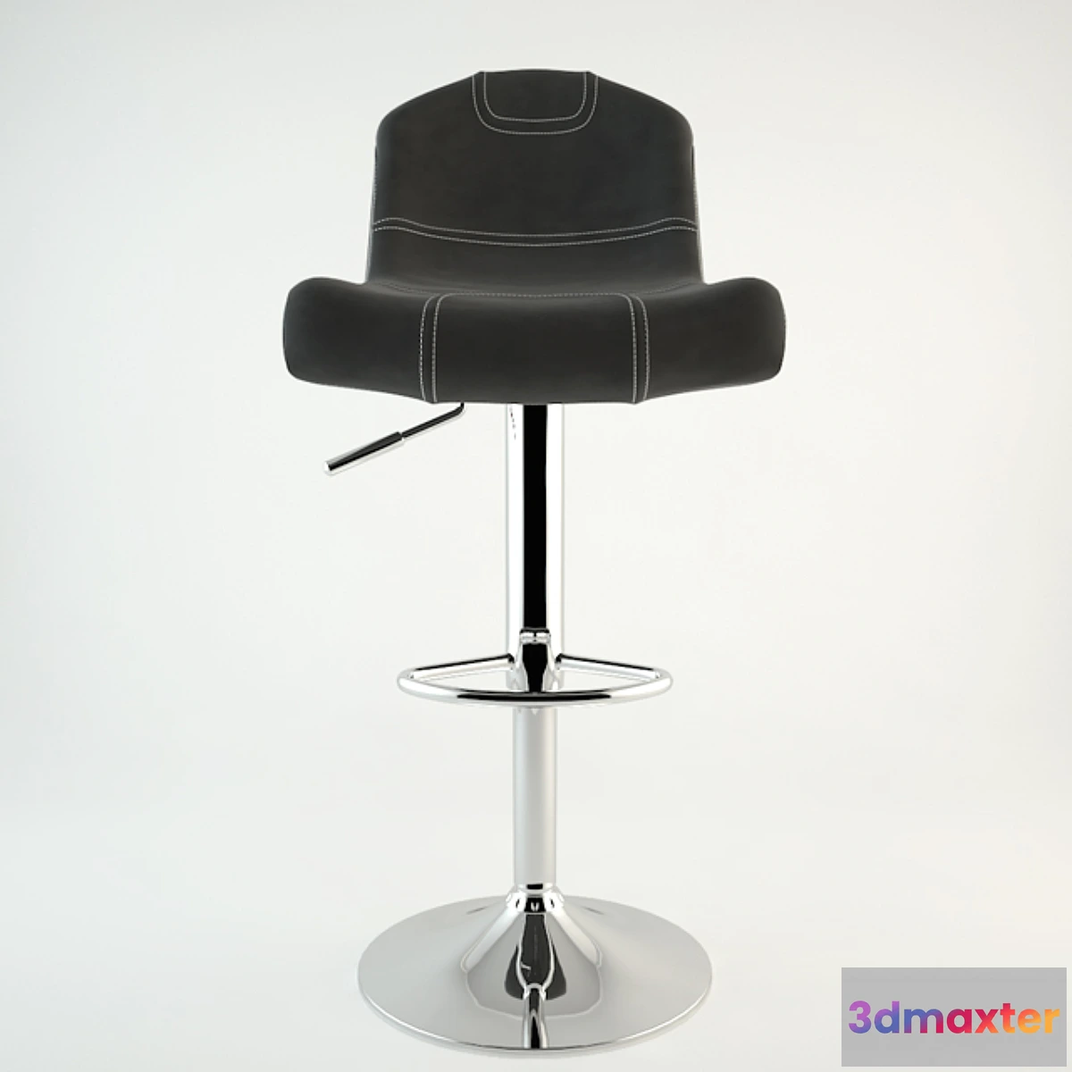 640183 - League Barstool in Black