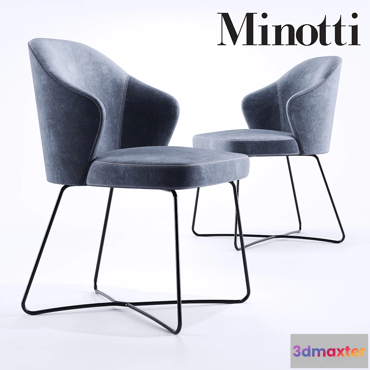 649115 - Minotti Leslie Steel Base - No.2