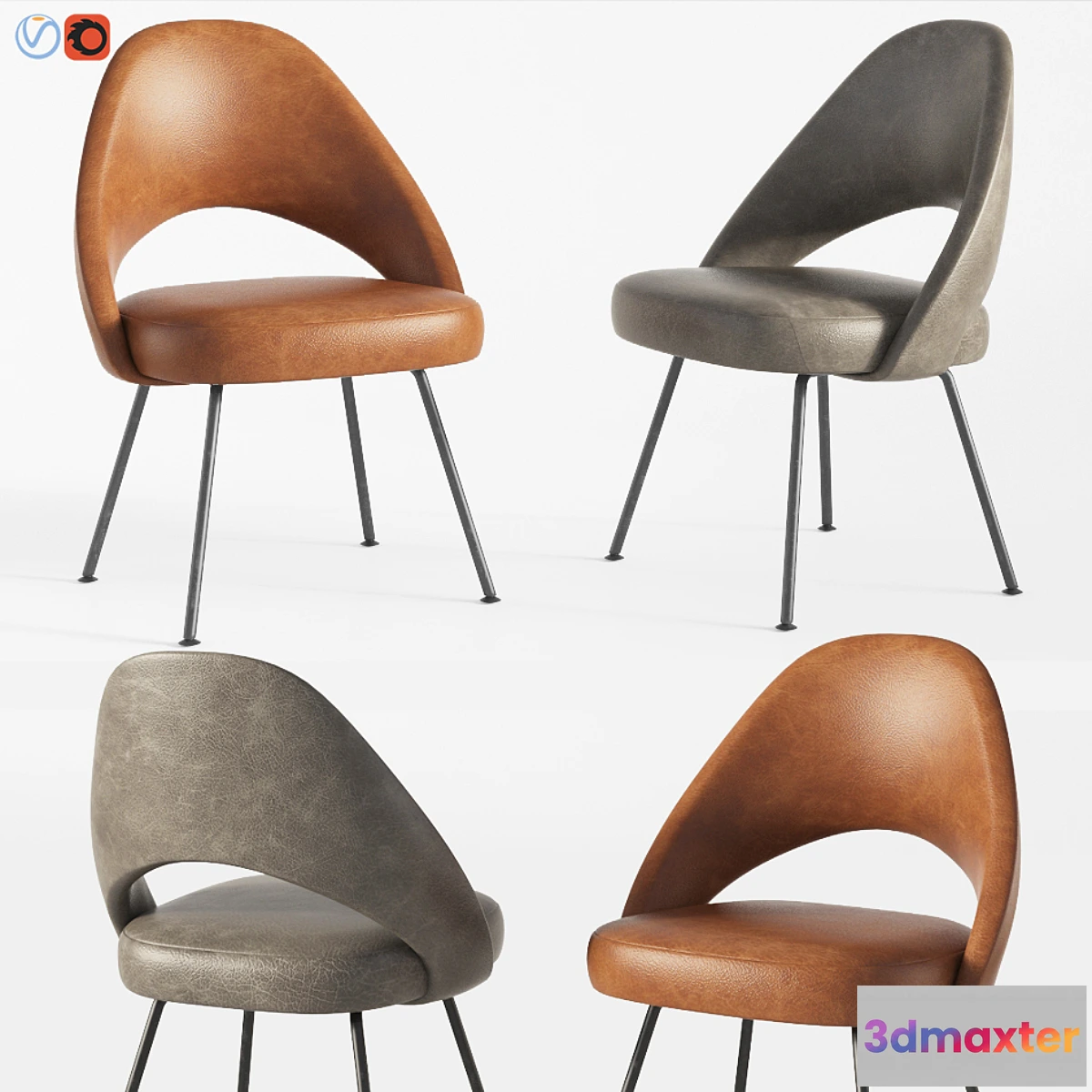 653579 - Saarinen Executive Armless Chair