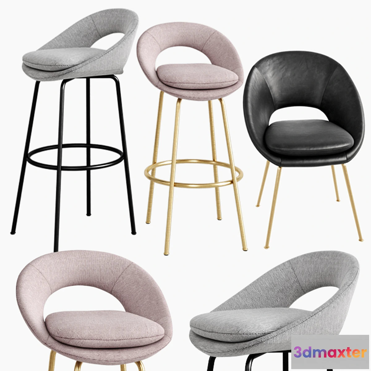 655171 - WEST ELM Orb Dining Chair & Bar & Counter Stools