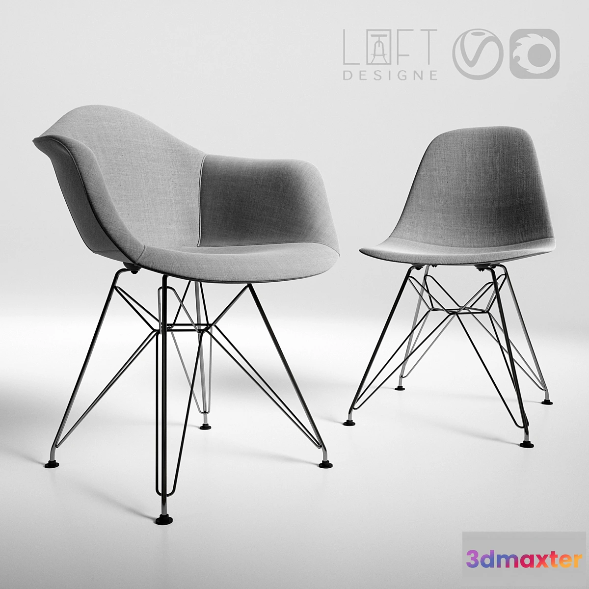 661615 - Loftdesigne chairs model 3565 3566
