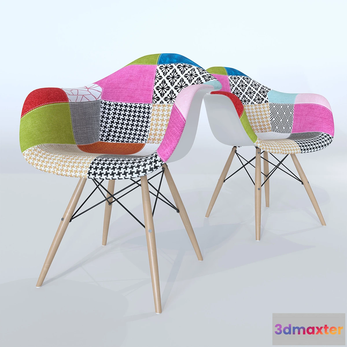 667009 - Chair Eames DAW Patchwork