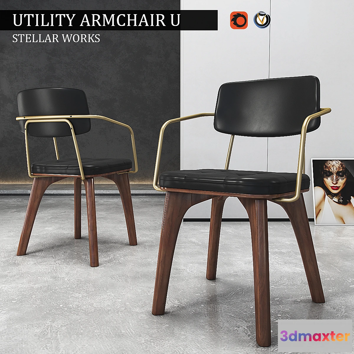 670959 - Chair UTILITY ARMCHAIR U