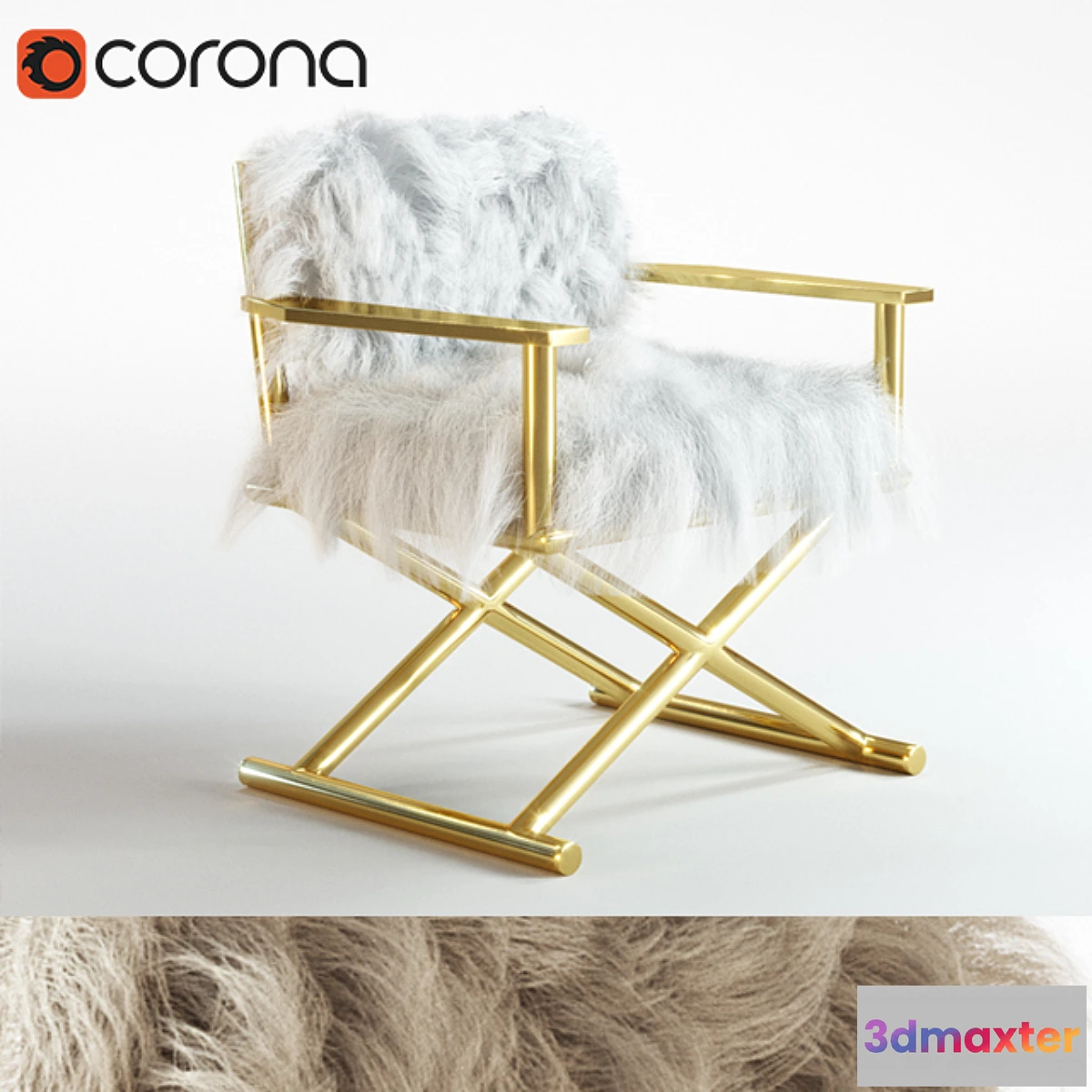 670995 - CHAIR TIBETAN FUR