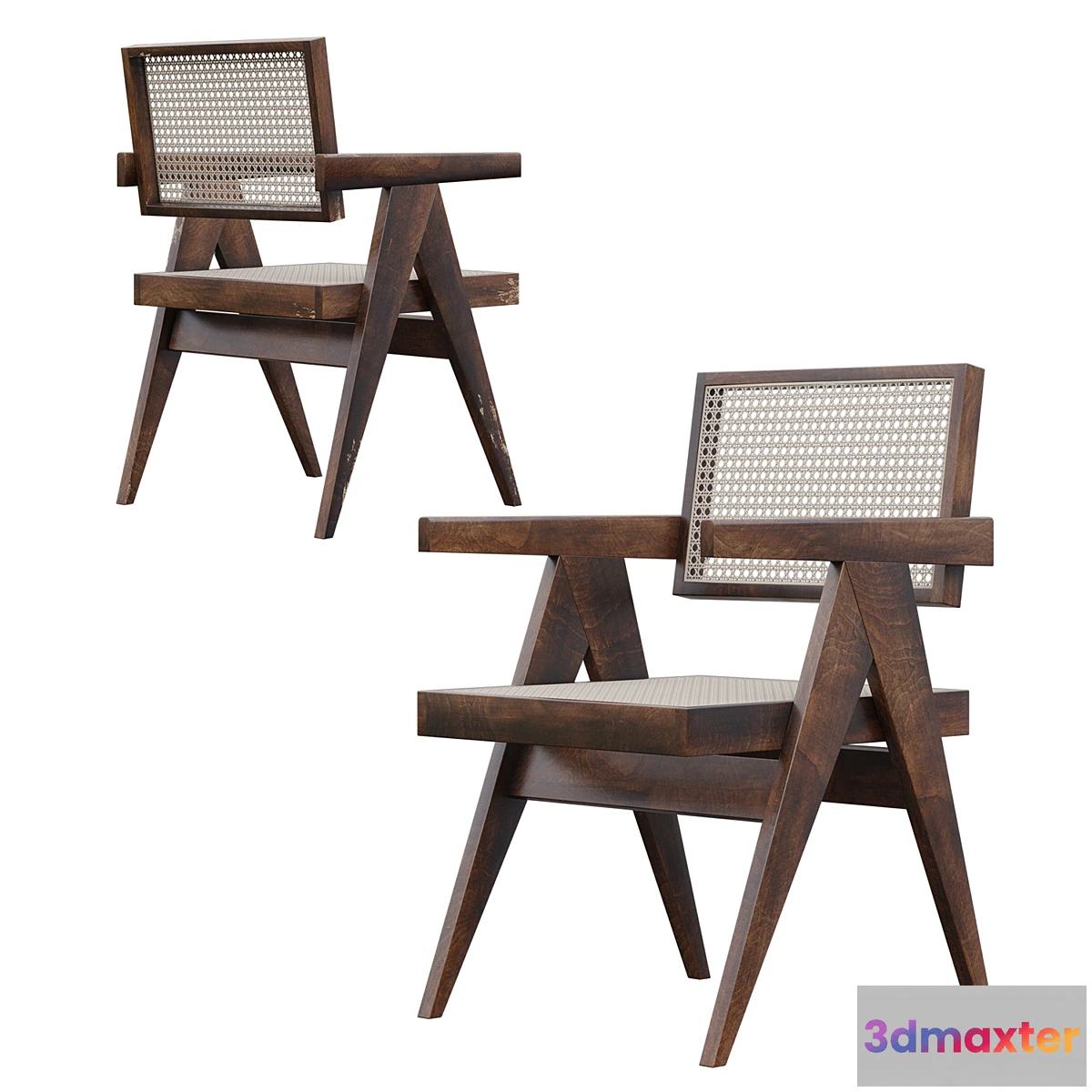 679732 - Pierre Jeanneret Floating Back Armchair