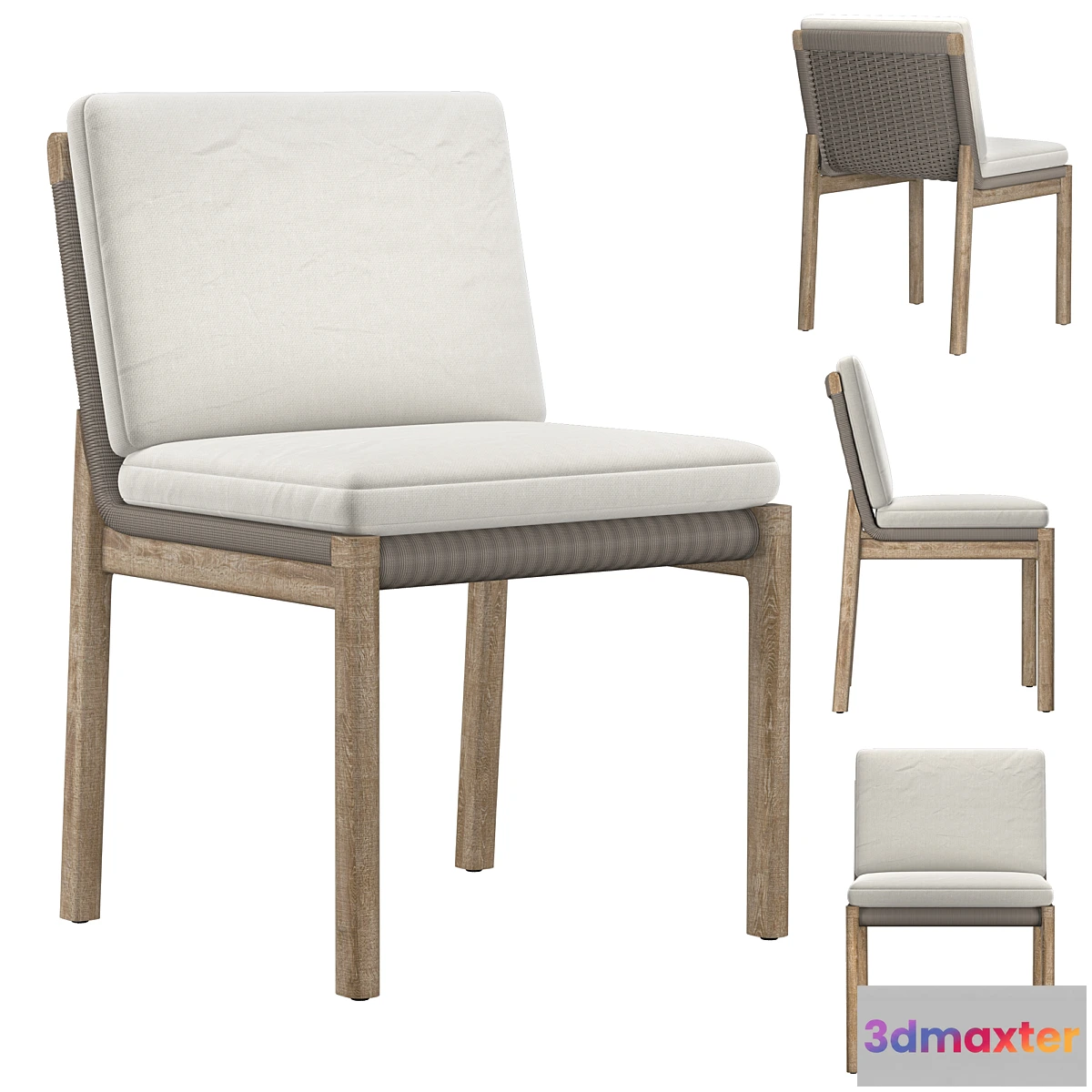 679872 - MESA TEAK DINING SIDE CHAIR