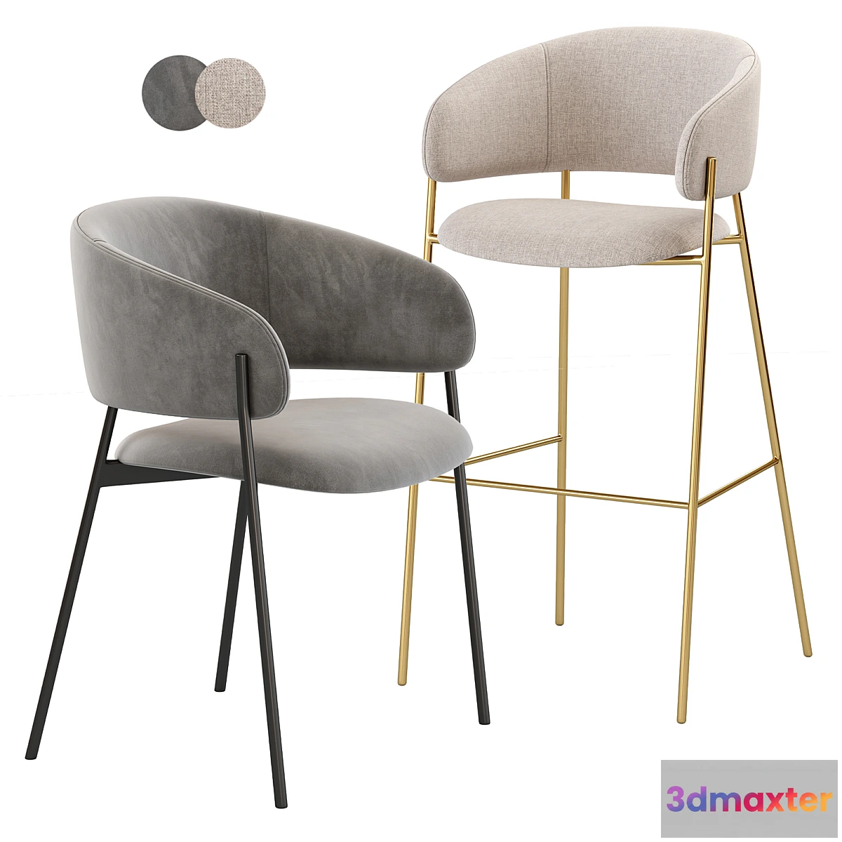 697742 - Hug Bar Stool