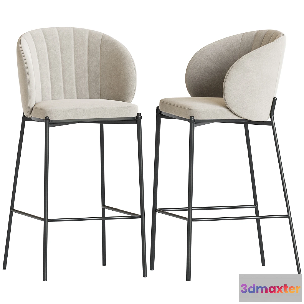 697790 - Bar stool cruz shell - No.2