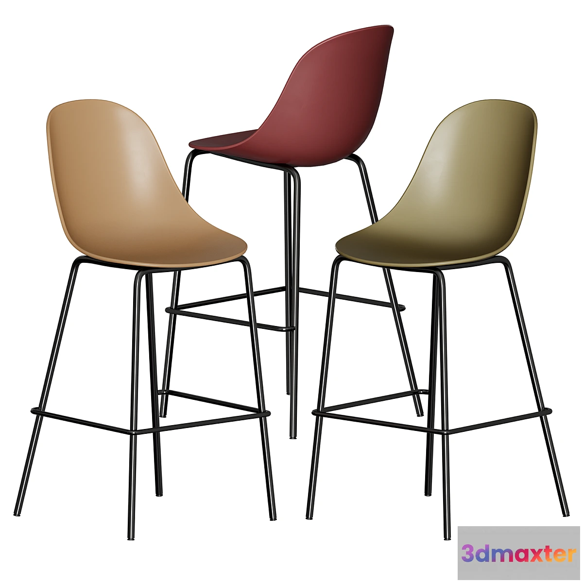 698374 - Harbor Side Stool - No.2