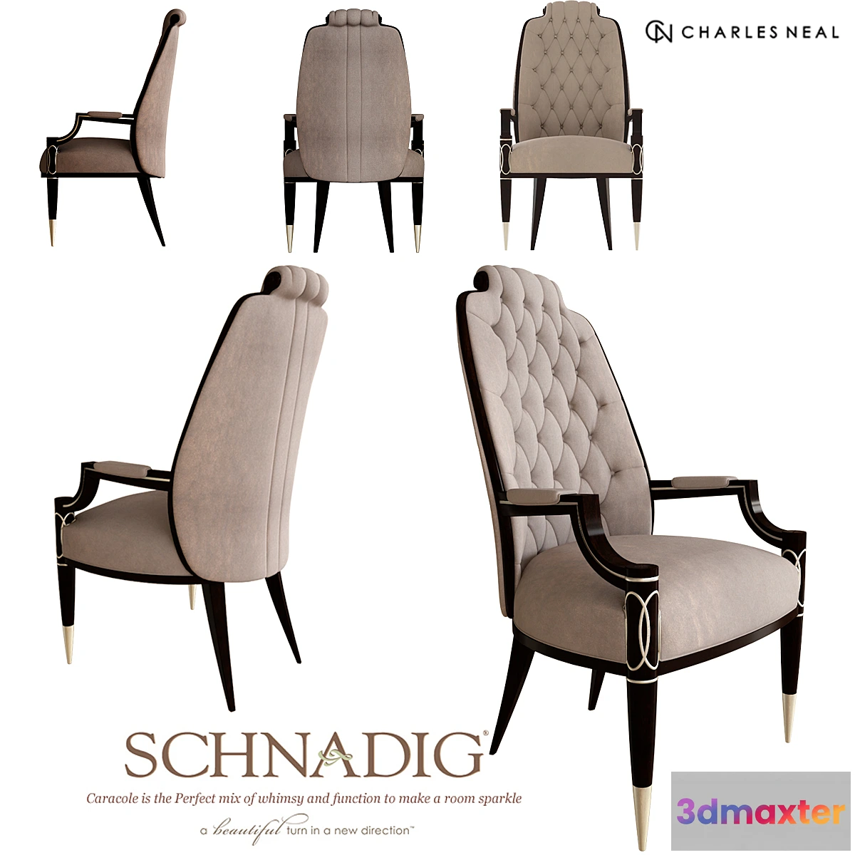 698452 - The Everly Dining Arm Chair - No.2