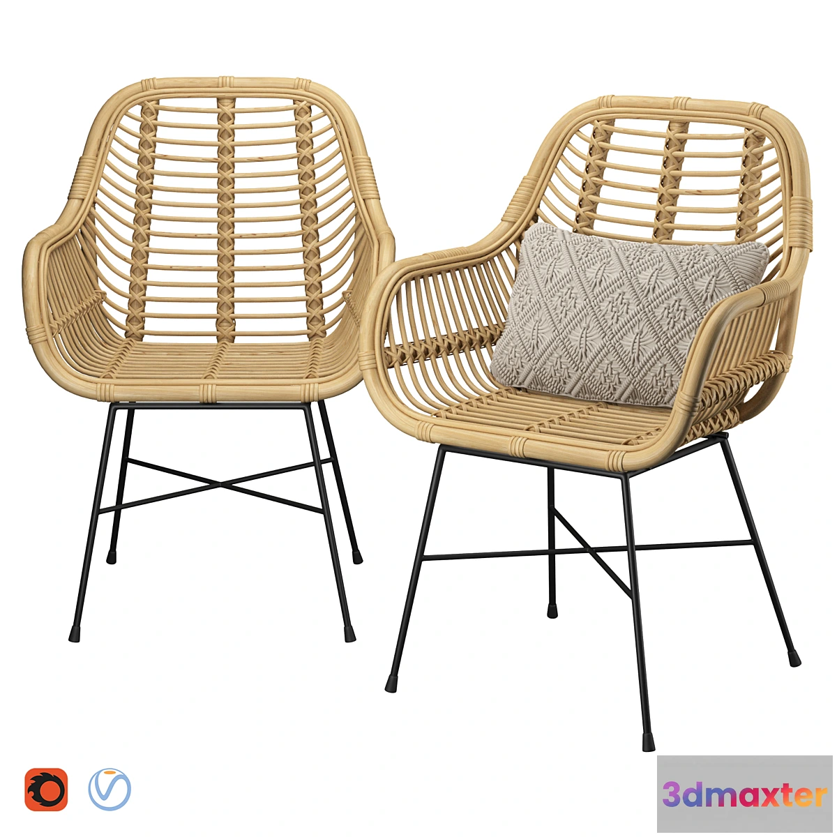 698462 - Rattan Chair - No.4