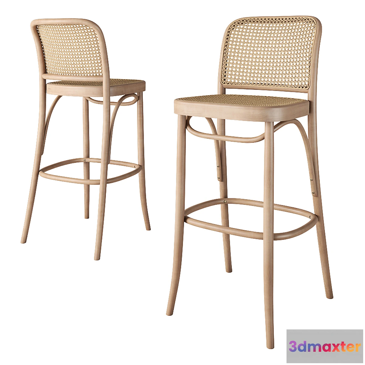 698486 - Rejuvenation Ton 811 Caned Counter Stool