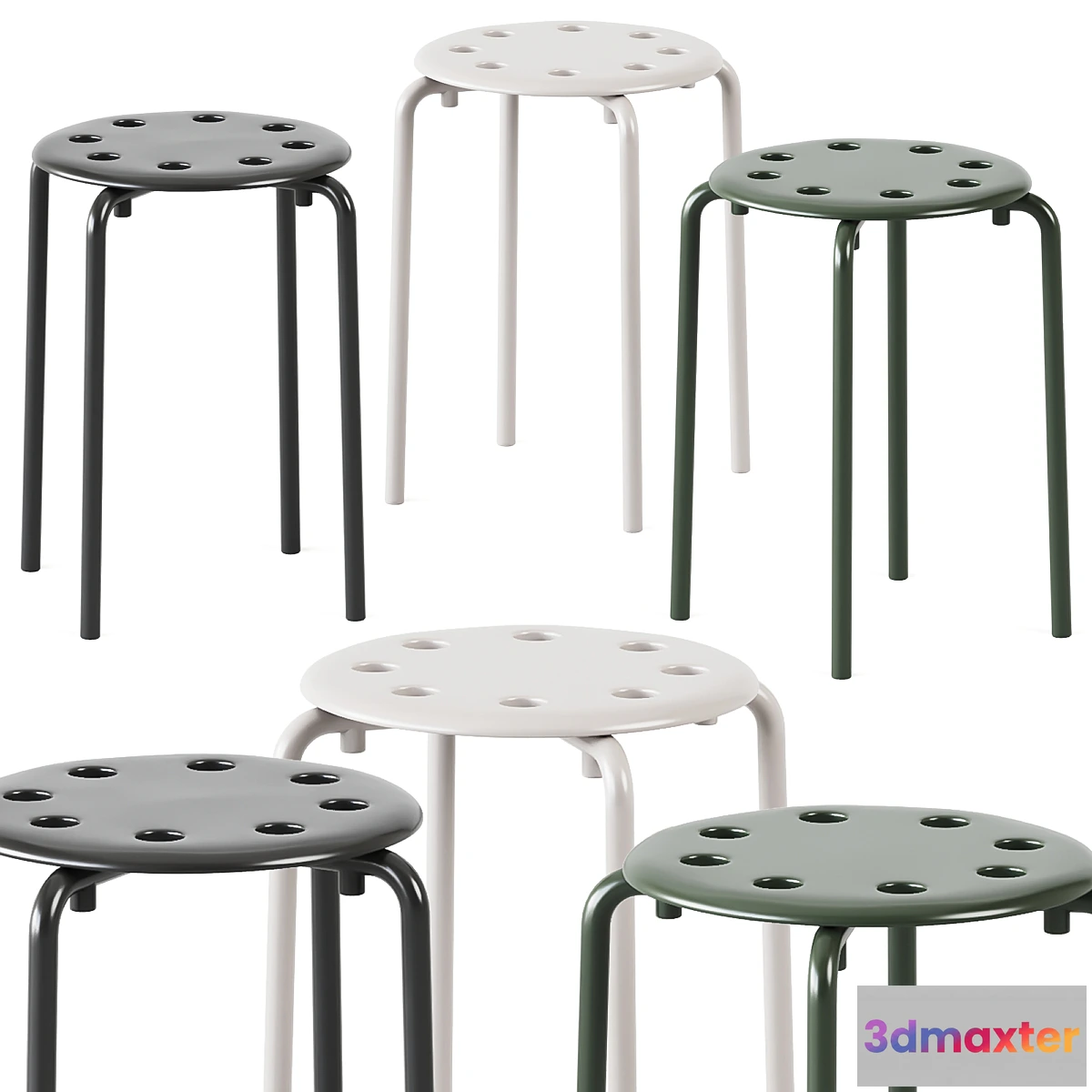 698548 - IKEA Marius Stool _ Stool - No.2