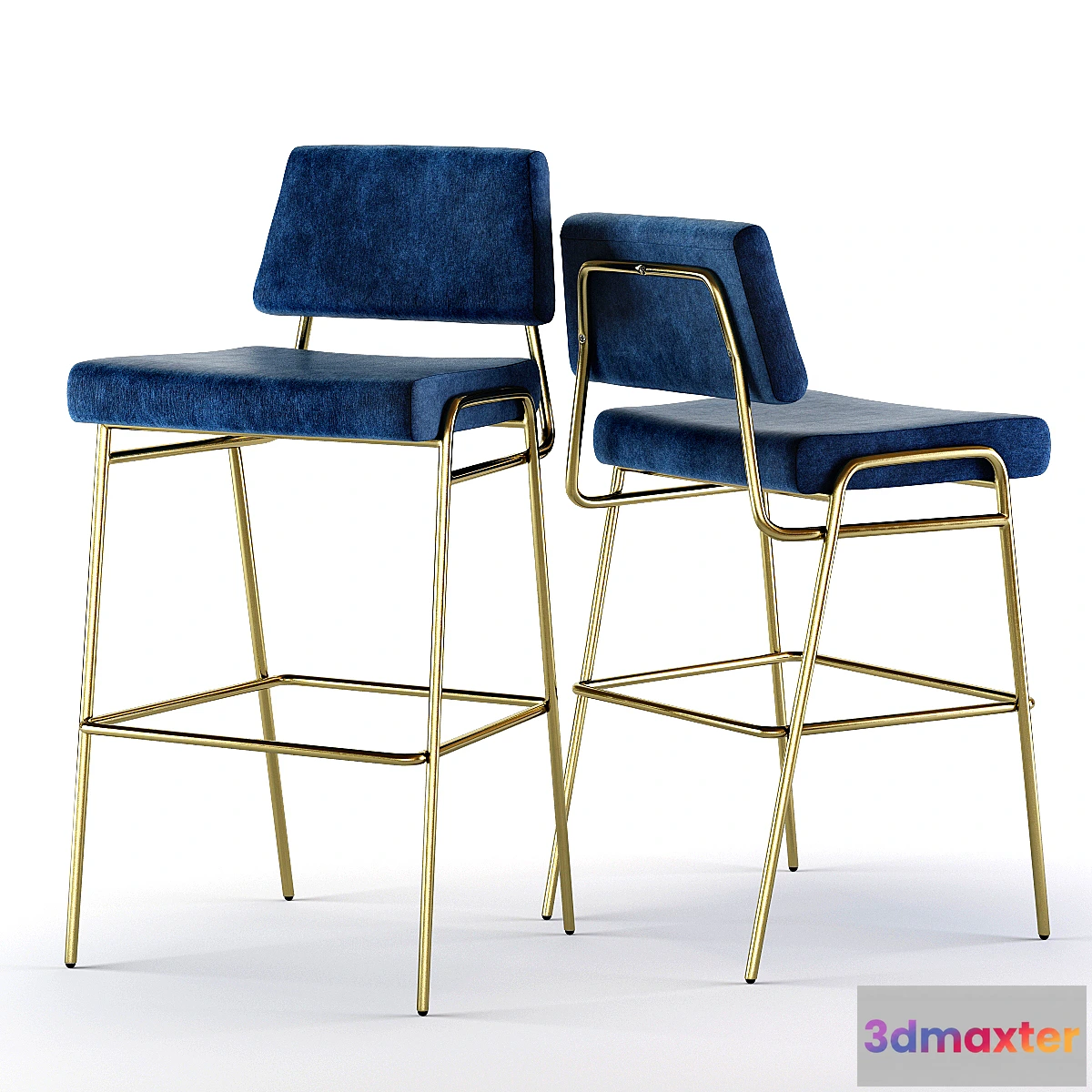 698674 - West Elm Wire Frame Bar and Counter Stools