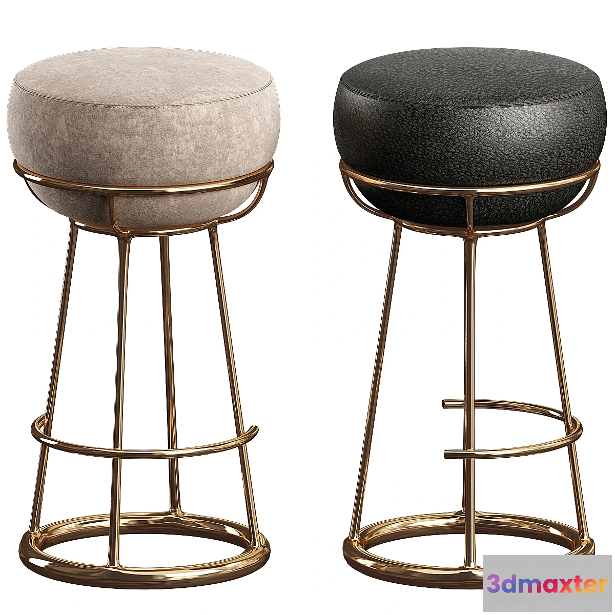 698688 - Brass Stool Bar Base Legs Stools