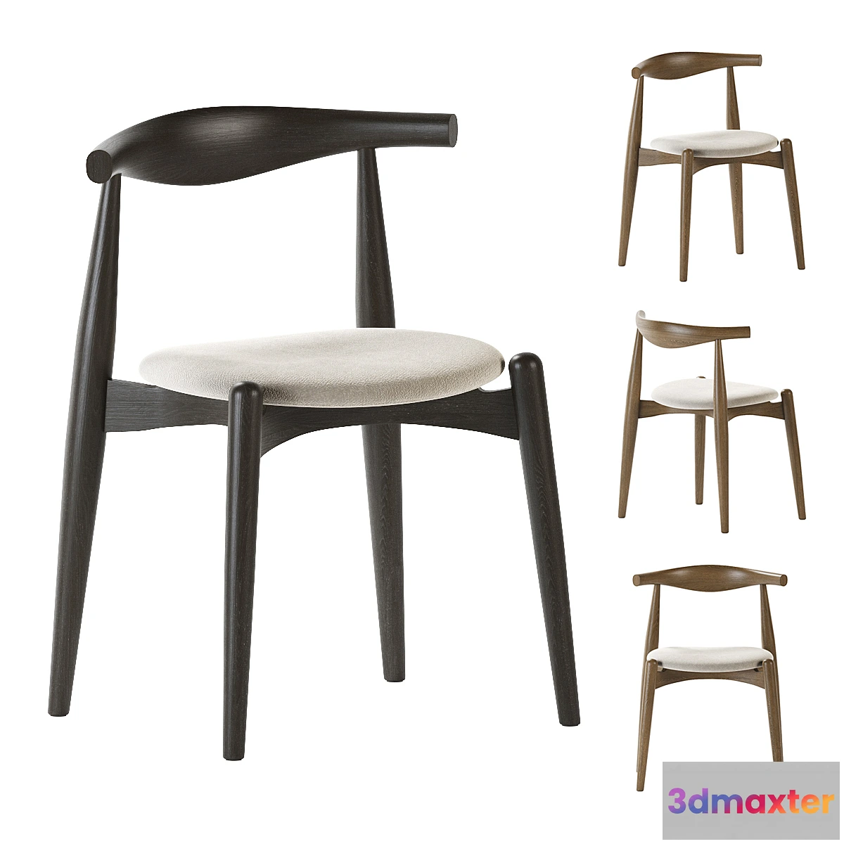 722620 - Elbow Dining Chair Carlhansen - No.3