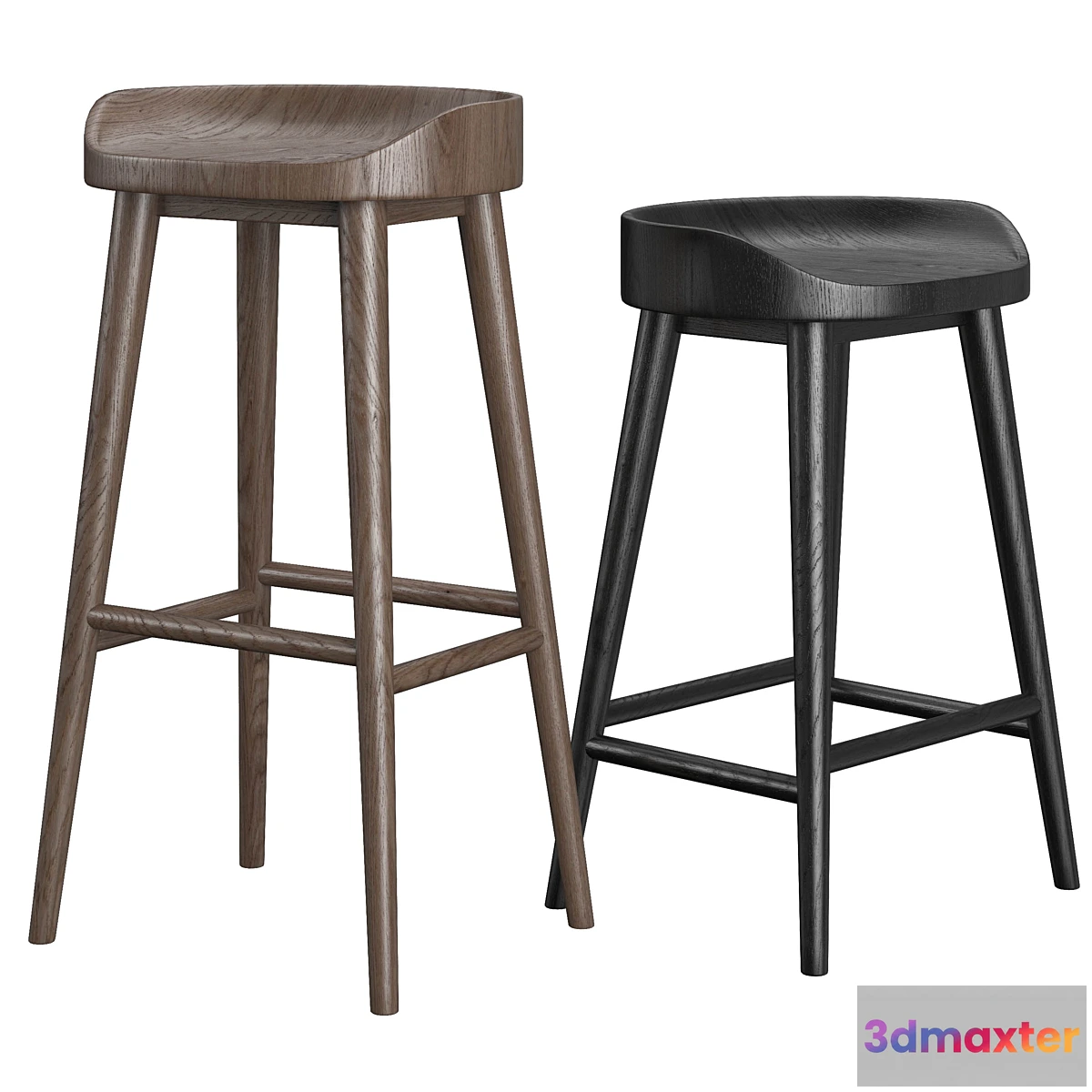 726624 - RH Danish Stool - No.2