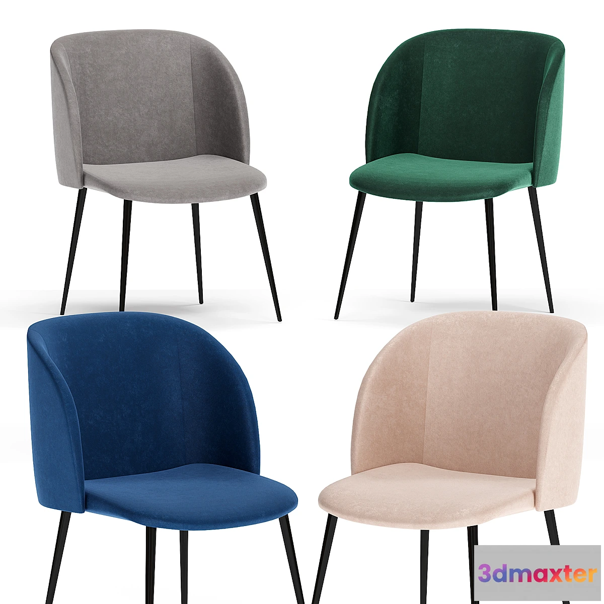 726890 - Deephouse Chair Toulon Velvet - No.2