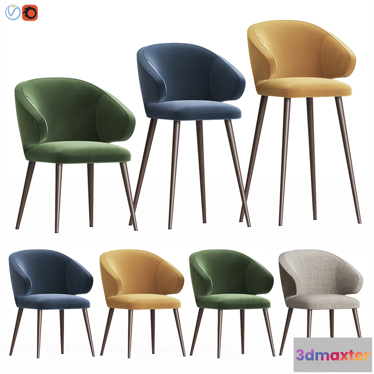 727034 - Deephouse Bilbao Chair Set - No.2