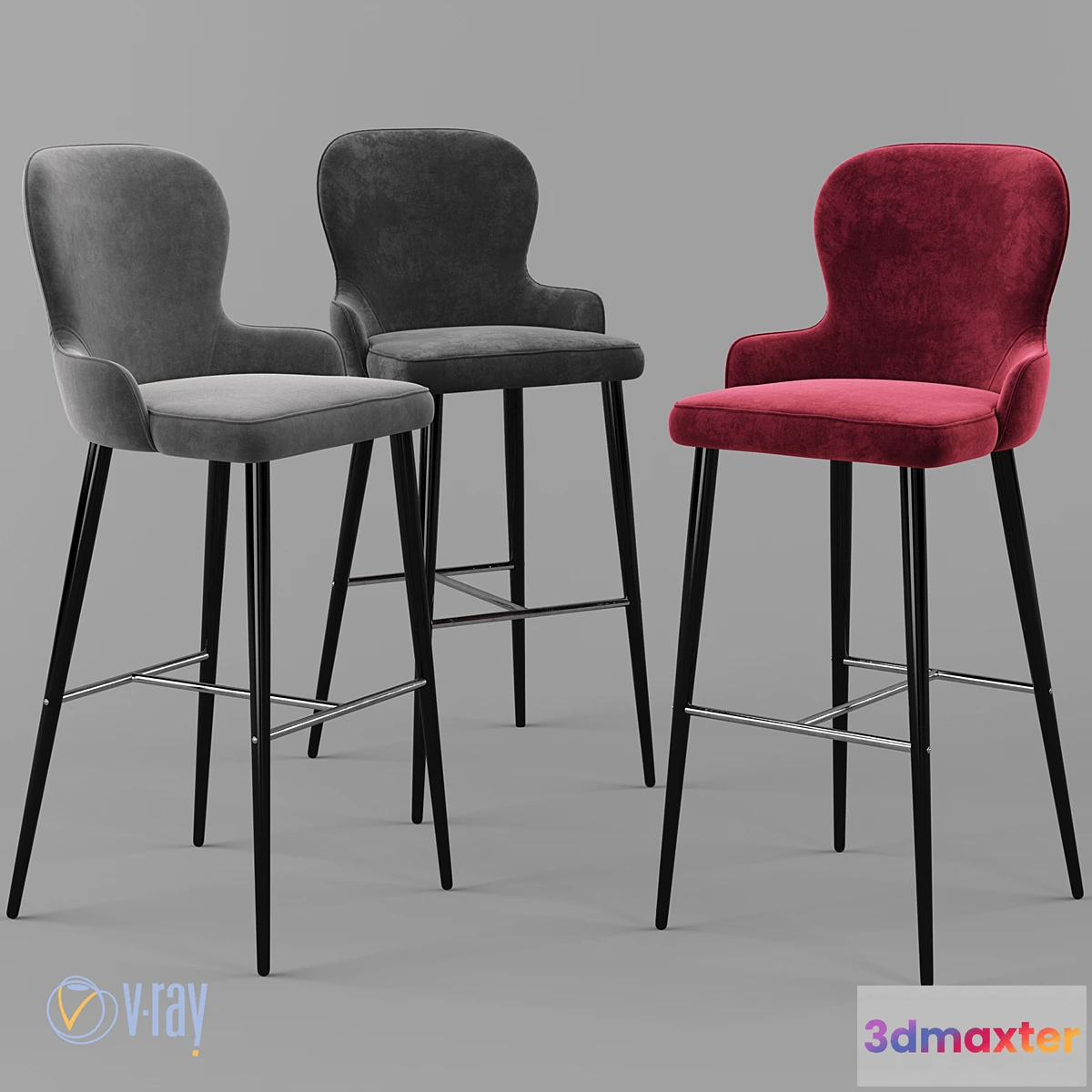 727070 - Deephouse. Chamonix Bar Stool - No.3