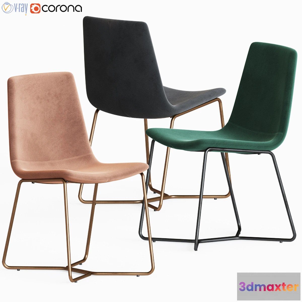 727192 - Slope Upholstered Dining Chair - No.2